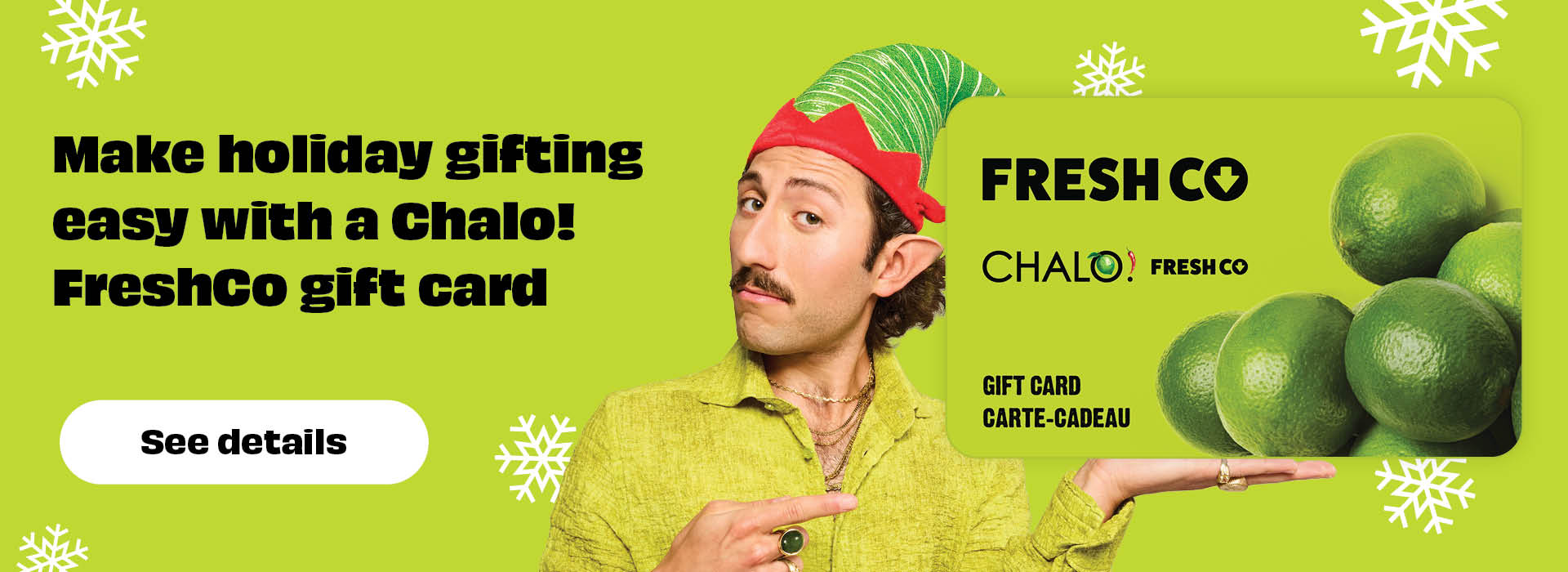 Make Holiday Gifting Easy with Chalo FreshCo! Gift Cards.